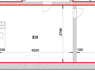 Pronájem bytu 2+kk 30 m²