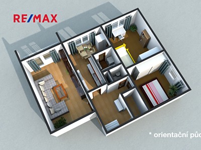 Pronájem bytu 3+1 71 m²